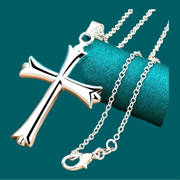 SS925 CROSS PENDANT  - Picture 1 of 1